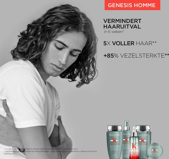 Kérastase Genesis Homme Cire D'épaisseur Texturisante - Vormgevende klei voor mannen met dunner wordend haar - 75ml