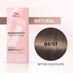 Wella Professionals - Shinefinity Zero Lift Glaze - 04/07 Midden Naturel Bruin - 60ml