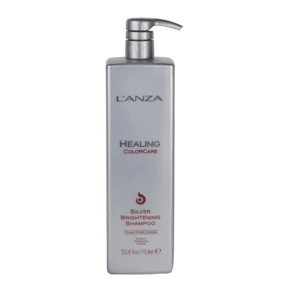 L'anza Silver Brightening Shampoo - 1000 ml- Zilvershampoo - Voor Blondines