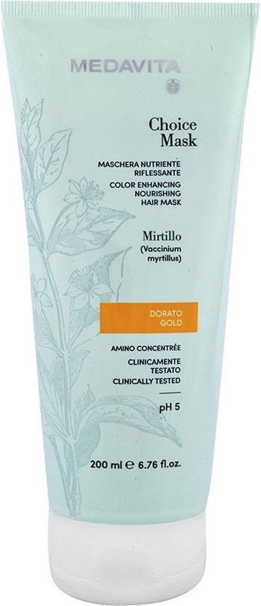 Medavita Choice Color Enhancing Nourishing Hair Mask Masker - 200ml