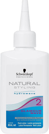 Schwarzkopf Natural Styling Glamour Wave Hydrowave 2 - 80 ml - Permanentvloeistof - Haarverf