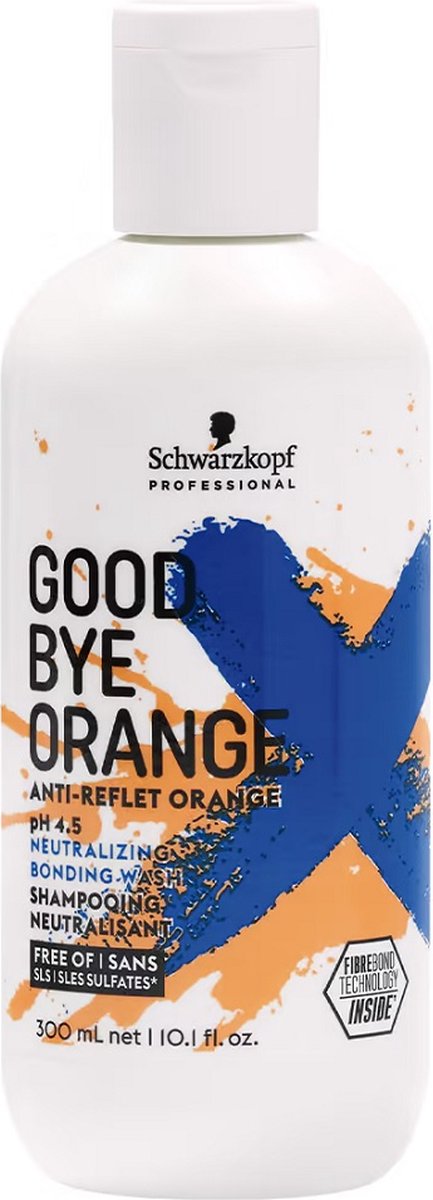 Schwarzkopf Goodbye Orange Shampoo 300ml - Normale shampoo vrouwen - Voor Alle haartypes