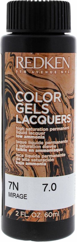 Permanente kleur Redken Color Gel Lacquers 7N-mirage 60ml