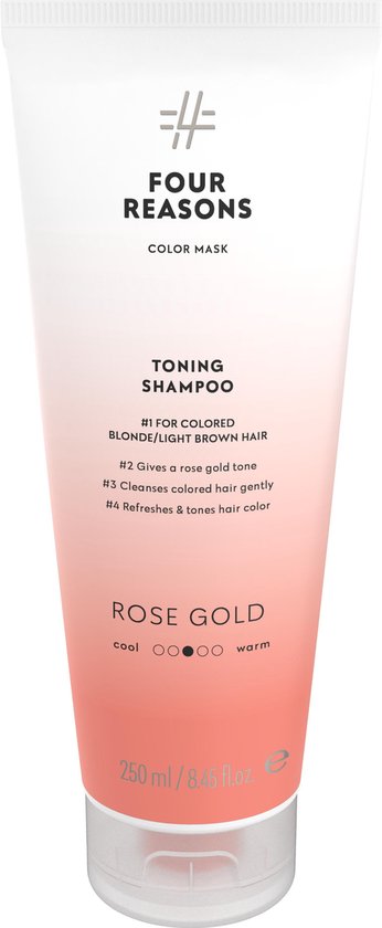 Four Reasons - Color Mask Toning Shampoo Rose Gold - 250ml