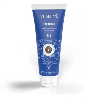 Vitality's Masker Espresso Colouring Mask Blu 200ml