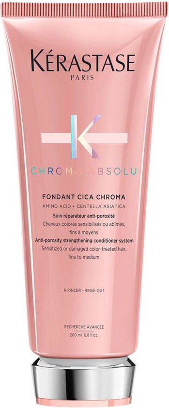 Kérastase Chroma Absolu Fondant Cica Chroma - Herstellende, anit-porositeit conditioner voor gekleurd haar - 200ML