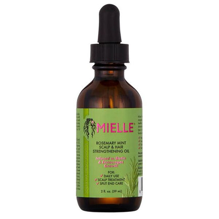 MIELLE ORGANIC Rosemary Mint Scalp & Hair Strengthening Oil 59 ml