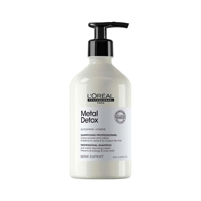L'Oréal Professionnel Metal Detox Shampoo - Reinigende en beschermende shampoo - Voor beschadigd haar - 500 ml