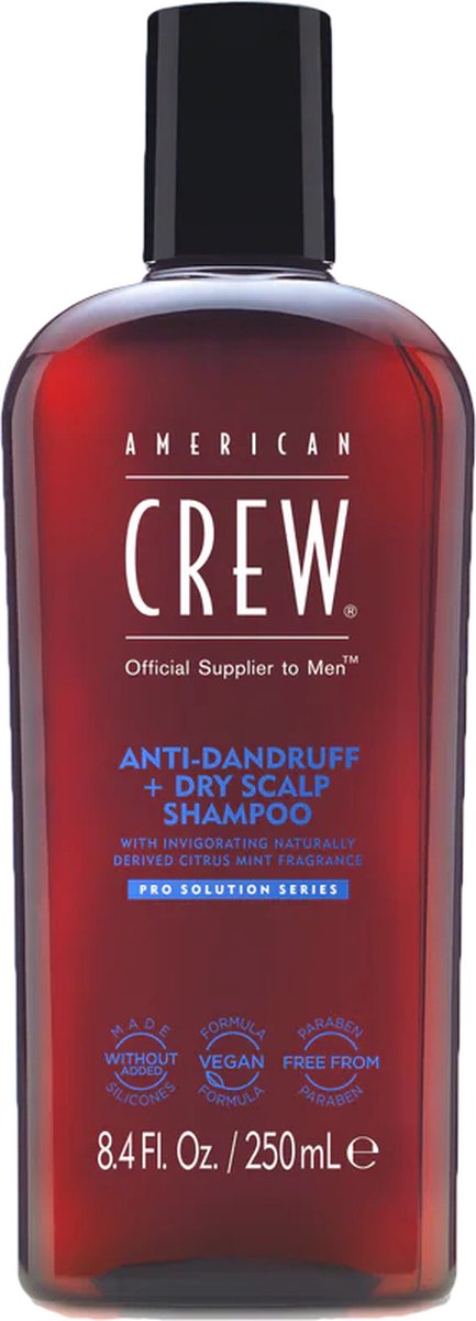 American Crew Anti Dandruff Shampoo - Anti-roos vrouwen - Voor Alle haartypes - 250 ml - Anti-roos vrouwen - Voor Alle haartypes