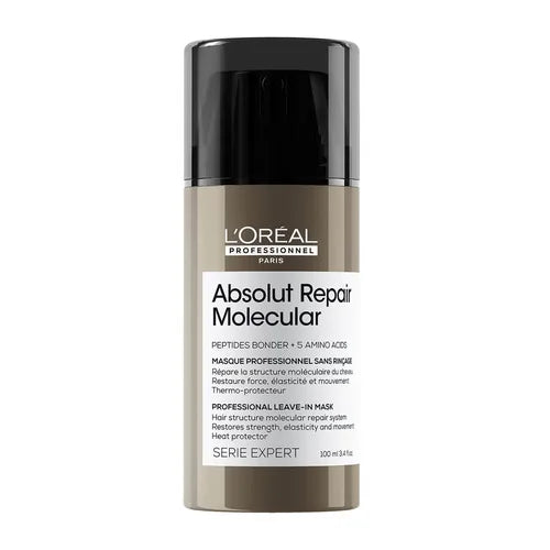 L'Oréal Professionnel Absolut Repair Molecular Leave-in Mask – Voor alle beschadigde haartypes – 100 ml