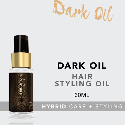 Sebastian Professional - DARK OIL - Dark Oil - Haarolie voor alle haartypes - 30ML