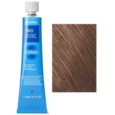 Goldwell - Colorance - Color Tube - 7-BG Mid Blonde Beige Gold - 60 ml
