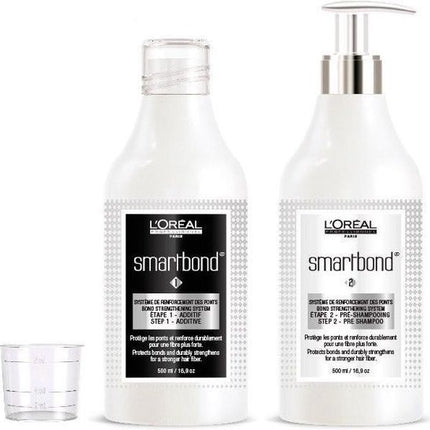 L'Oréal Professionnel Smartbond Bond Strengthening System Pakket Stap 1 Additive + Stap 2 Pre Shampoo