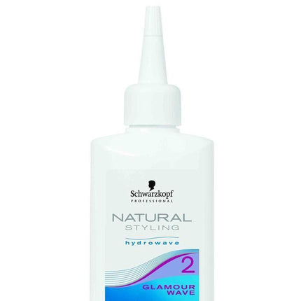 Schwarzkopf Natural Styling Glamour Wave Hydrowave 2 - 80 ml - Permanentvloeistof - Haarverf