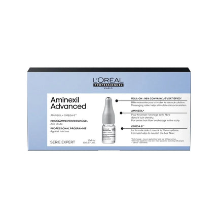 L'Oréal Professionnel Aminexil Anti-hair loss activator - Versterkt de haarvezel om haaruitval tegen te gaan - 10x6 ml