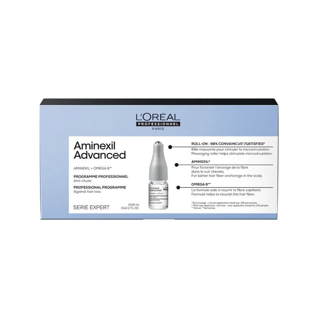 L'Oréal Professionnel Aminexil Anti-hair loss activator - Versterkt de haarvezel om haaruitval tegen te gaan - 10x6 ml