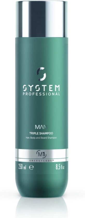 Wella System P. - Man Triple Shampoo M1 250ml