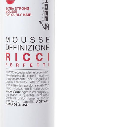 Three Hairstyle Mousse Ricci 300ml - Voor gekruld haar