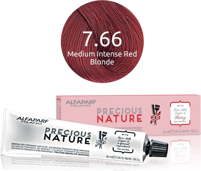 Alfaparf - Precious Nature - Ammonia-Free Permanent Hair Color - 7.66