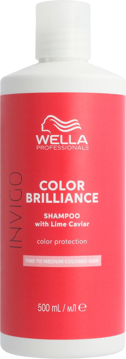 Wella Professionals Invigo Color Brilliance Shampoo Gekleurd & Fijn Haar - 500 ml - Gekleurd & fijn haar