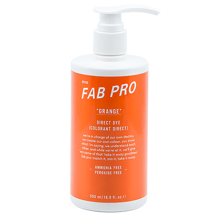 FAB PRO ORANGE Colorant Direct 500ml
