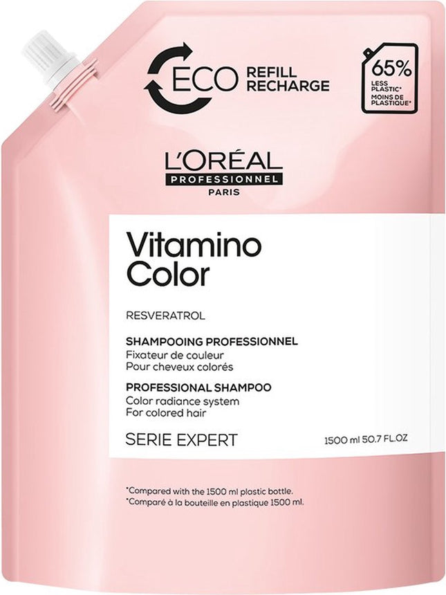 Shampoo Colour Reinforcement L'Oreal Professionnel Paris Vitamino Color Refill 1,5 L