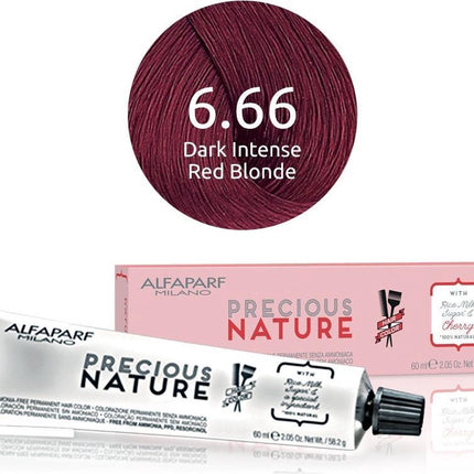 Alfaparf - Precious Nature - Ammonia-Free Permanent Hair Color - 6.66