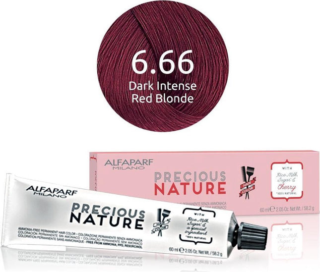 Alfaparf - Precious Nature - Ammonia-Free Permanent Hair Color - 6.66