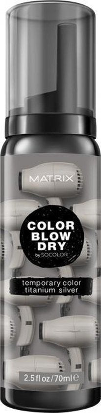 Matrix Haarverf Color Blow Dry Temporary Color Titanum Silver
