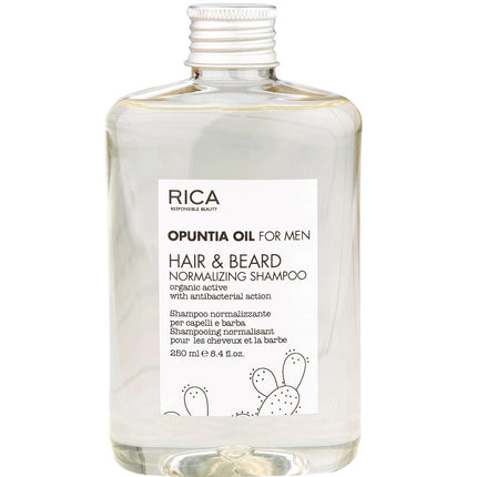 Rica Opuntia Hair & Beard Normalizing Shampoo 250ml