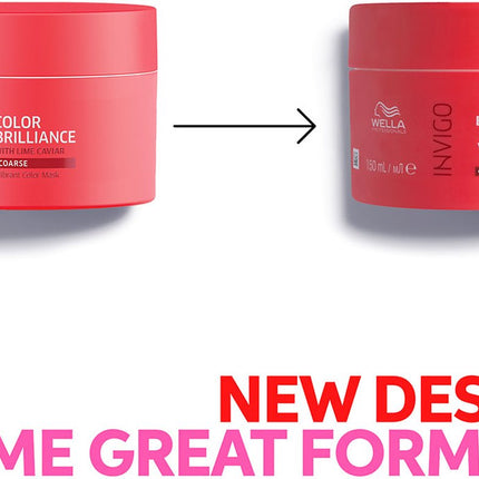 Wella Professionals - INVIGO BRILLIANCE - Brilliance Mask Coarse - Haarmasker voor gekleurd haar - 150ML.