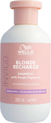Wella Professionals Invigo Blonde Recharge Cool Blonde Shampoo - 300 ml - Alle haartypen