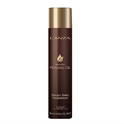 L'Anza Keratin Healing Oil Brush Thru - haarspray - 350 ml