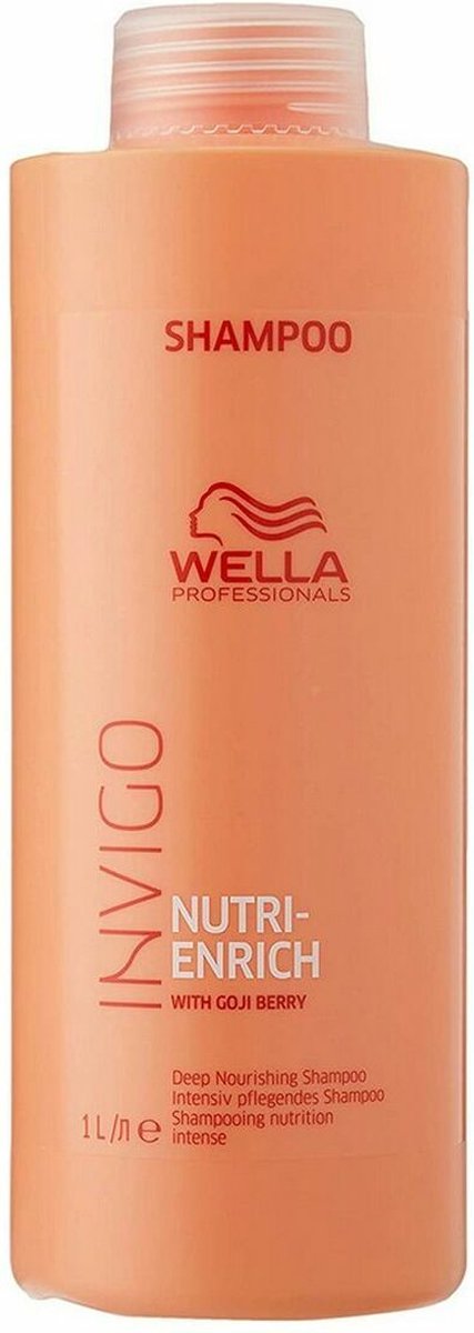 Wella Invigo Nutri Enrich Shampoo 1000 ml - Normale shampoo vrouwen - Voor Alle haartypes