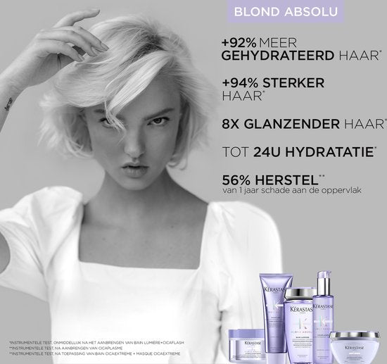 Kérastase Blond Absolu Sérum Cicanuit - Intens hydraterend nachtserum voor poreus en ontkleurd haar - 90 ml