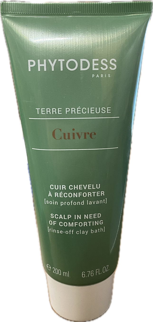 Phytodess Paris - Terre Precieuse - Cuivre - Klei Shampoo voor Gevoelige Hoofdhuid - 200ml