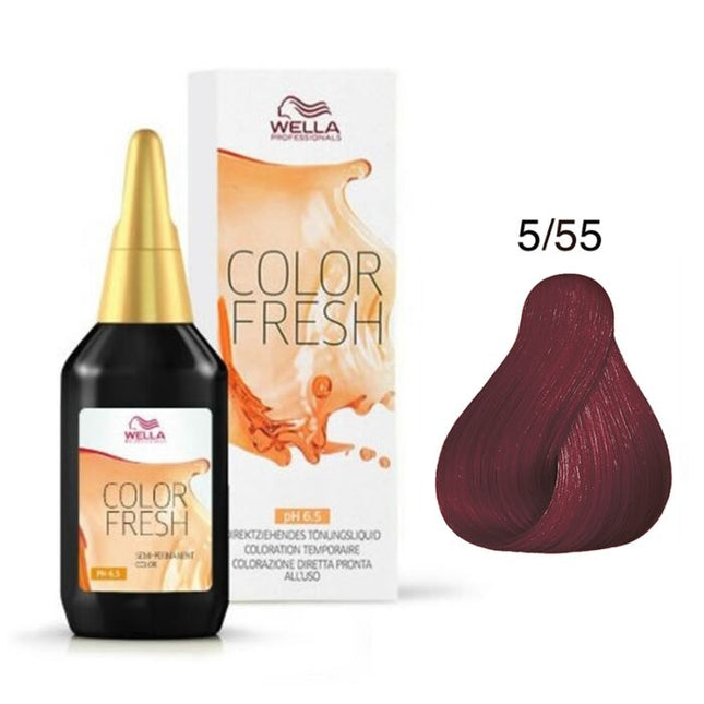 Wella Professionals - Color Fresh - 5/55 Diep Mahoniebruin - 75ml