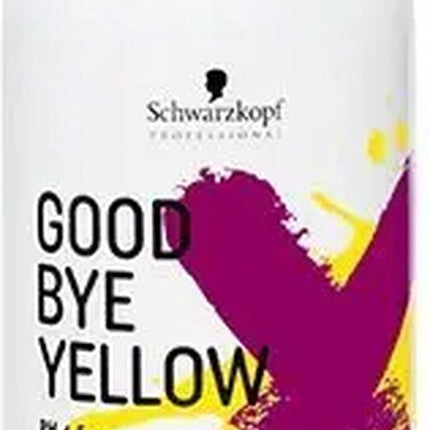 Schwarzkopf Goodbye Yellow Anti-yellowing Treatment 300ml Kleurneutraliserende shampoo