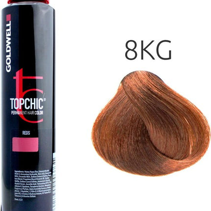 Goldwell - Topchic Depot Bus - 8-KG Lichtblond Koper Goud - 250 ml