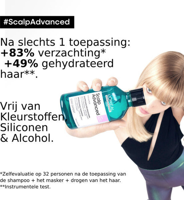 L’Oréal Professionnel - Scalp Advanced - Anti Discomfort - Shampoo voor de gevoelige hoofdhuid - 300 ml