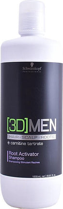 Schwarzkopf 3D Men Root Activator Shampoo - 1000ml