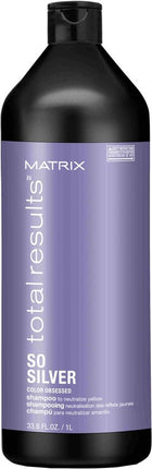 Matrix - Total Results So Silver Color Obsessed Shampoo to Neutralize Yellow Shampoo for neutralize yellow tones - 1000ml