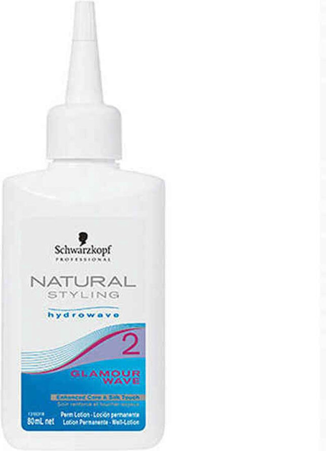 Schwarzkopf Natural Styling Glamour Wave Hydrowave 2 - 80 ml - Permanentvloeistof - Haarverf