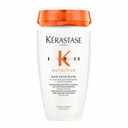 Kérastase Nutritive Bain Satin Riche - Sterk voedende shampoo met essentiële verzorgende voedingsstoffen - Voor zeer droog haar -250 ML