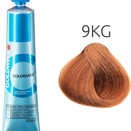 oldwell Colorance 9KG Kupferblond Extra Hell Haarfarbe 120 ml