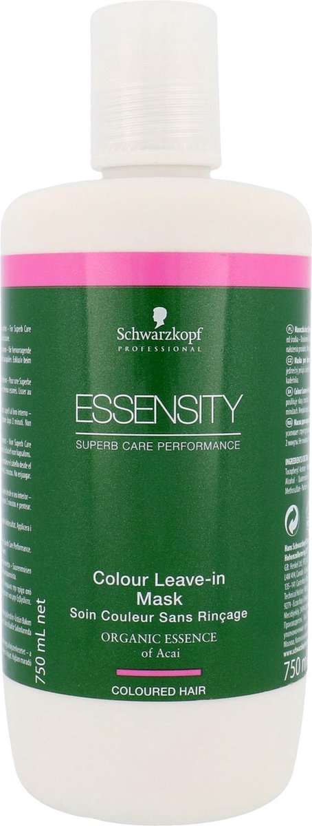 Schwarzkopf Haarmasker Schwarzkopf Essensity Color Mask 750ml - Leave - In