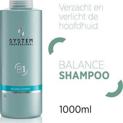 System Professional - Balance Shampoo B1 - 1000 ml