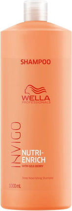 Wella Invigo Nutri Enrich Shampoo 1000 ml - Normale shampoo vrouwen - Voor Alle haartypes