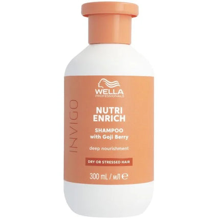 Wella Professionals Invigo Nutri Enrich Shampoo Droog Haar 300ml - Normale shampoo vrouwen - Voor Alle haartypes