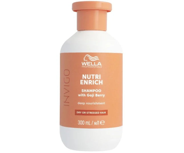 Wella Professionals Invigo Nutri Enrich Shampoo Droog Haar 300ml - Normale shampoo vrouwen - Voor Alle haartypes
